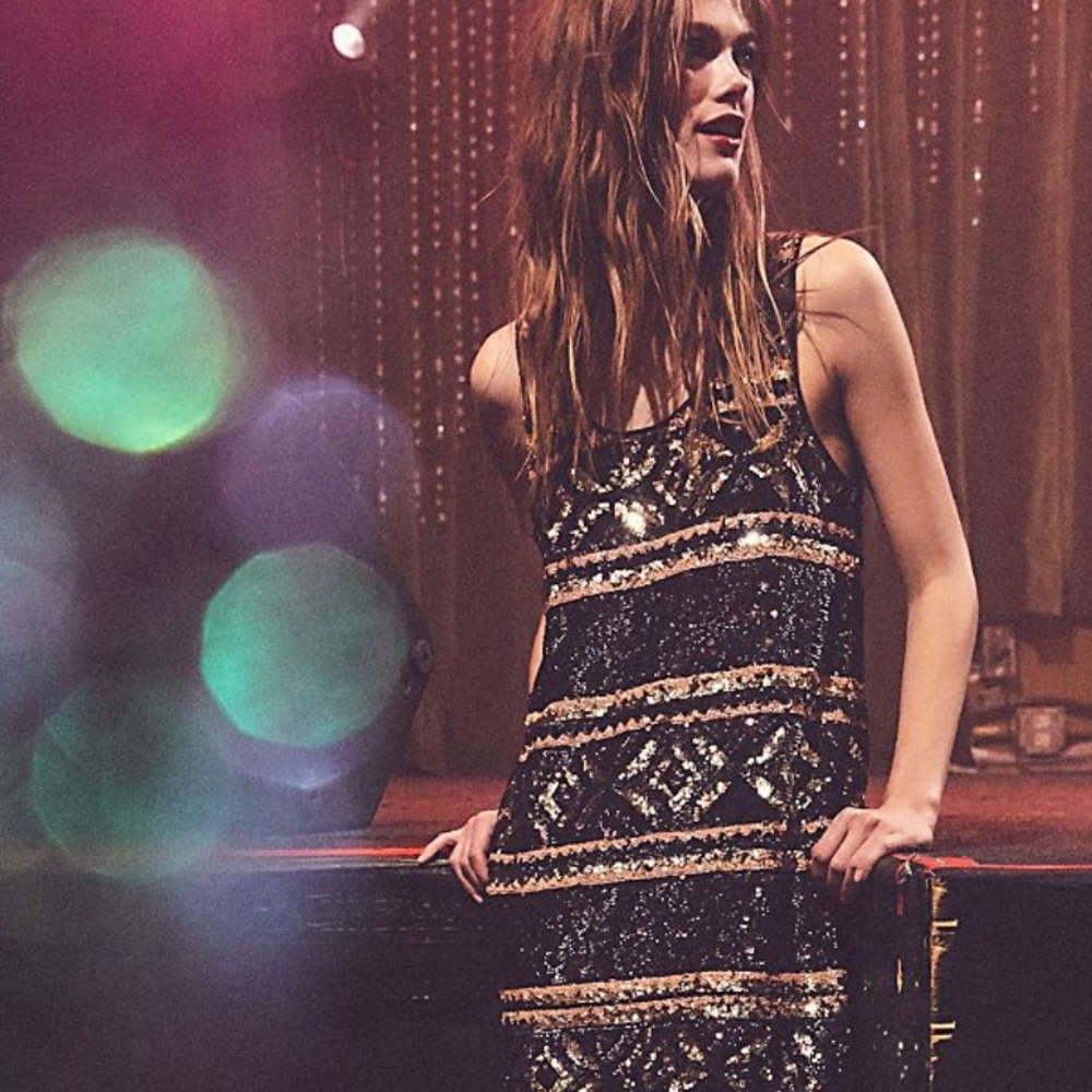 NWT Free People Sequin Dress